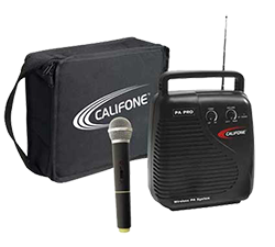 Califone handheld microphone