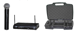 handheld mic with carry case
