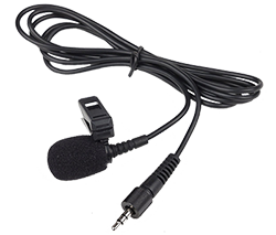 lapel microphone with clip