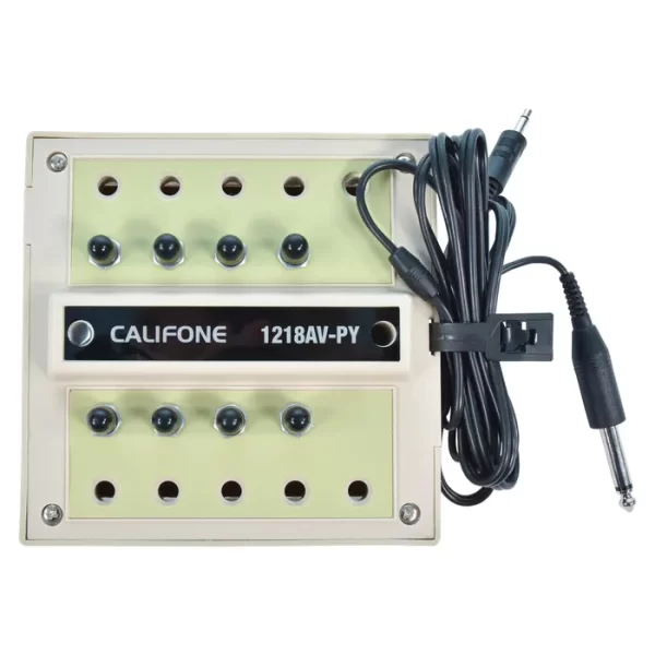 Califone 1218AV-PY 8 Position Jackbox w/ Volume Controls - Image 2