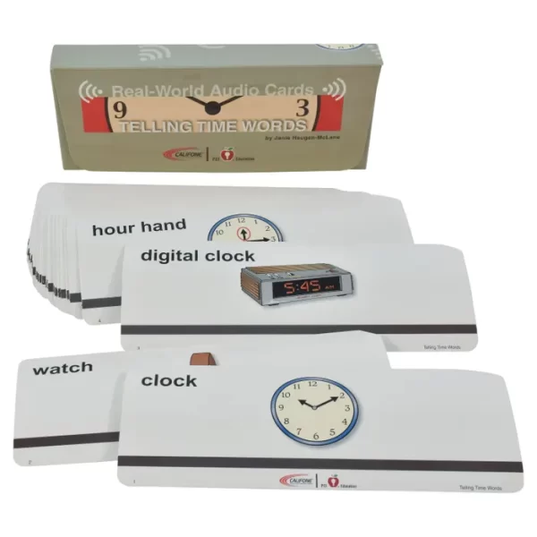 Califone MCFTT Word Cards Telling Time
