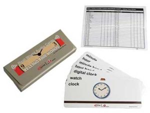 Califone MCFTT Telling Time Word Cards